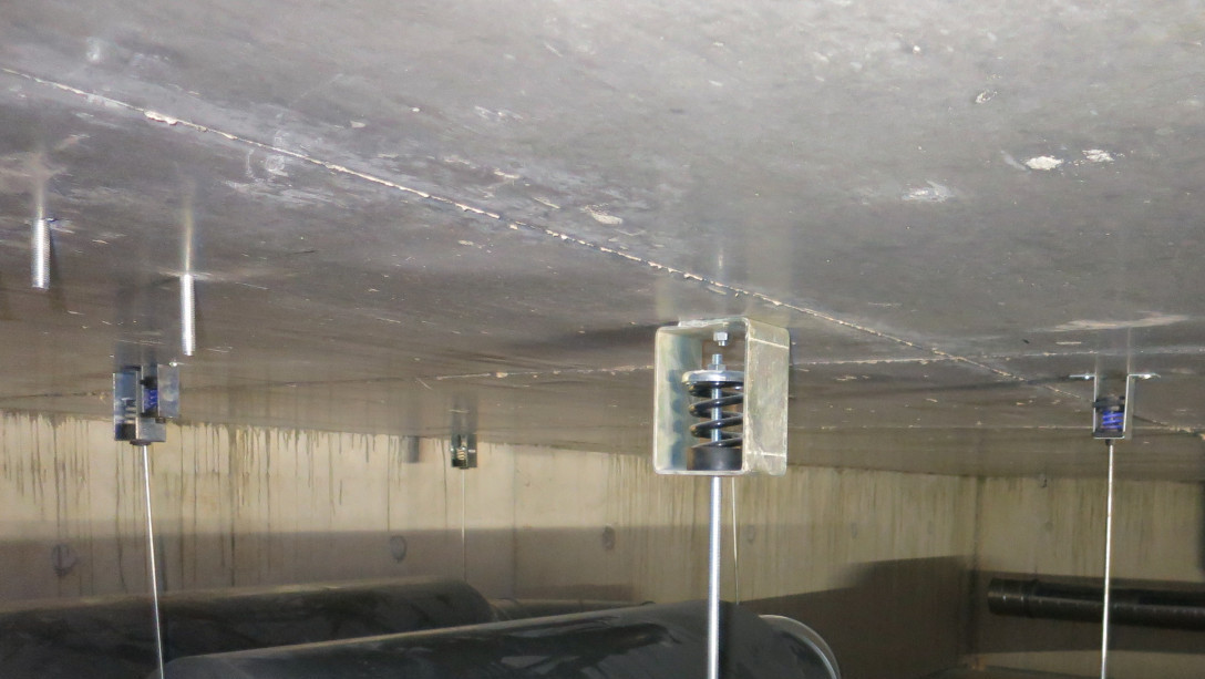 suspense vibratoire pour suspension plafond
