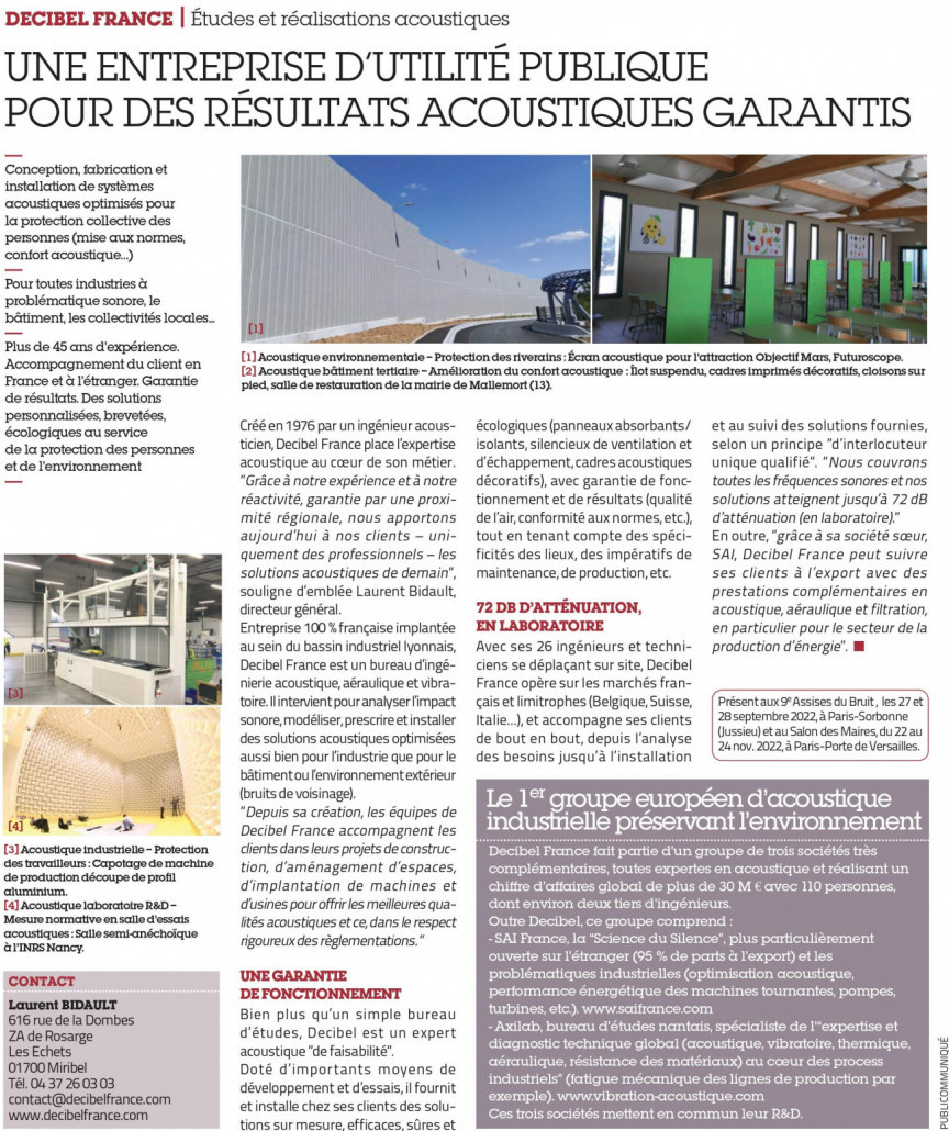 Usine Nouvelle - Prévention et sécurité