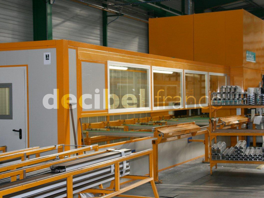 Cabine vertiphone® tronçonneuse profils aluminium