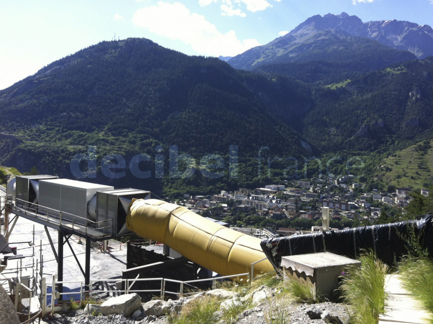 Insonorisation ventilateur tunnel de sécurité de fréjus (83)