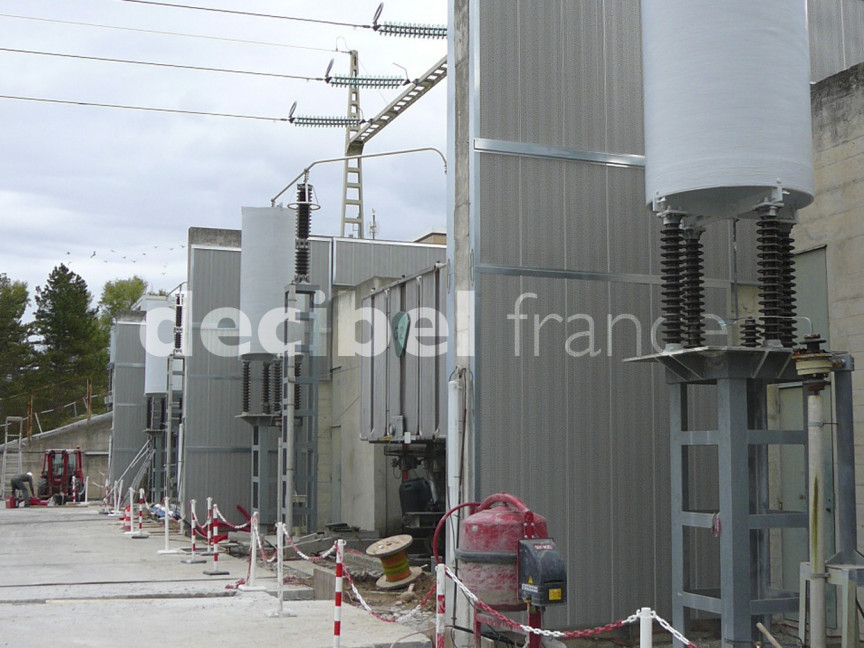 Première phase de travaux des transformateurs (sud de la france)