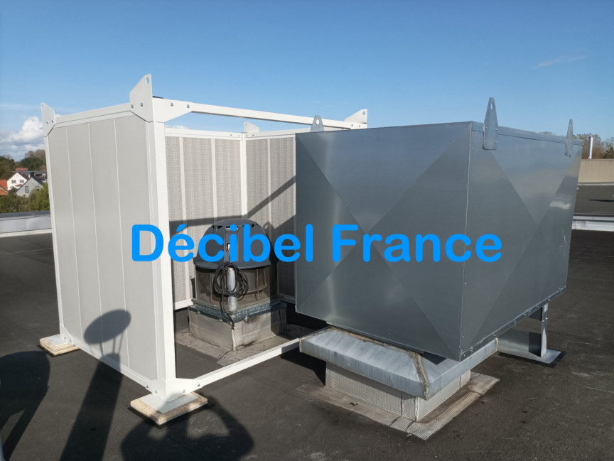 Ecran acoustique Vertiphone® et Silencieux pour la protection des riverains