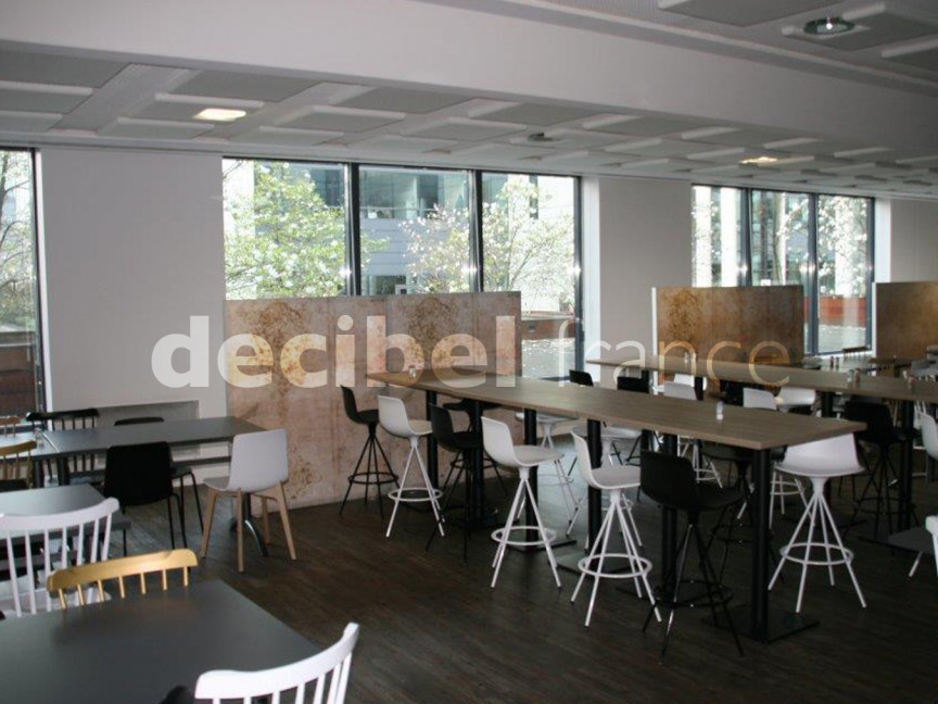 Traitement acoustique restaurant d’entreprise sncf paris (75)