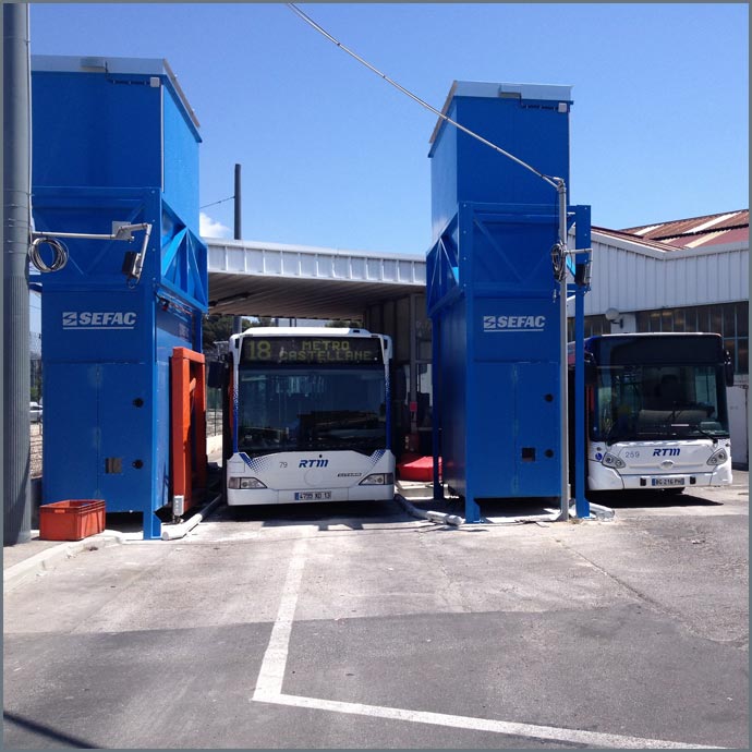 Acoustique pour système de nettoyage transport en commun